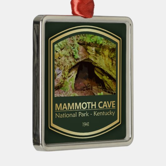 Mammothöhle NP (PF1) Ornament Aus Metall (Rechts)