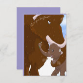 Mammotkarte für den Muttertag Dankeskarte (Vorne/Hinten)