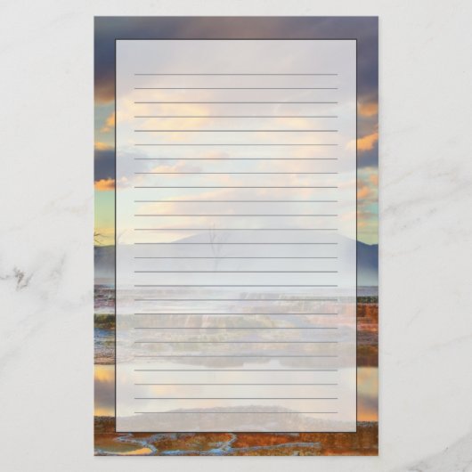 Mammut-Hot-Springs Briefpapier (Vorderseite)