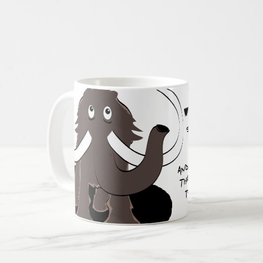 Mammut Kaffeetasse (Vorderseite Links)