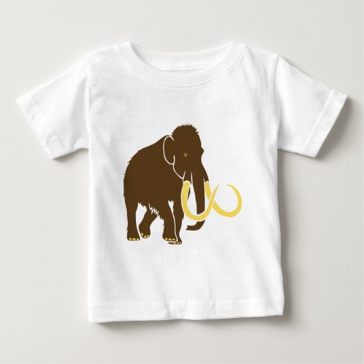 mammut mammoth ice age eiszeit steinzeit elephant baby t-shirt (Vorderseite)