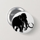 mammut mammoth ice age eiszeit steinzeit elephant button (Vorne & Hinten)