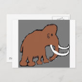 MAMMUT POSTKARTE (Vorne/Hinten)