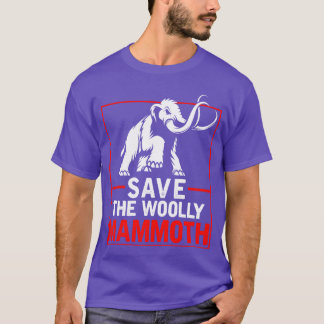Mammut Prähistorisches Tier Humor Familie T-Shirt