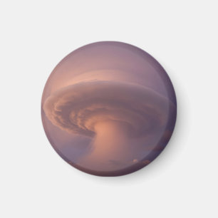 Mammut-Superzellen-Gewitter-Pilzwolke  Magnet