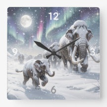 Mammut-Uhr