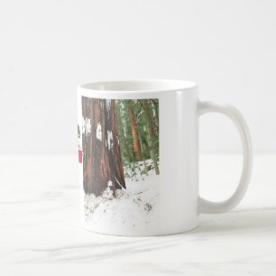 Mammutbaum in der Schnee-Tasse Kaffeetasse