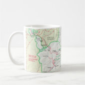 Mammutbaum-/Königcanyon Karten-Tasse Kaffeetasse (Links)