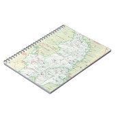 Mammutbaum-/Königcanyon Kartennotizbuch Notizblock (Linke Seite)