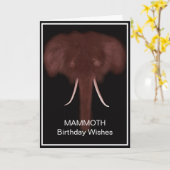 Mammutgeburtstags-Karte Karte (Gelbe Blume)