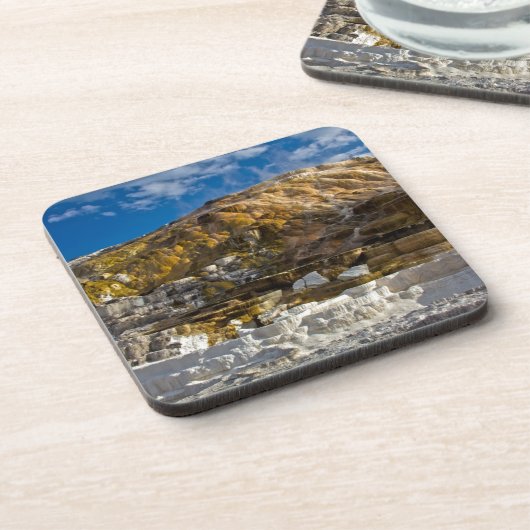 Mammutheiße Quelle Getränkeuntersetzer (Linke Seite)