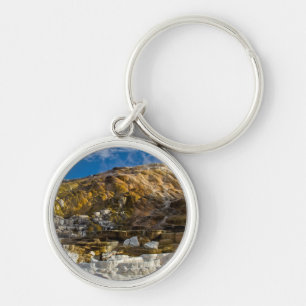 Mammutheiße Quelle Schlüsselanhänger