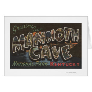 Mammuthöhle, Kentucky - große Buchstabe-Szenen