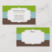 Mammutkarten für Süßwaren Telefonnummerkarte (Vorne/Hinten)