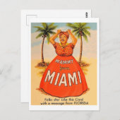 Mammy aus Miami, lustig, Vintag Postkarte (Vorne/Hinten)