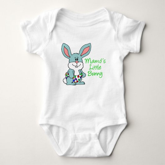 Mamo's Little Bunny Baby Strampler (Vorderseite)