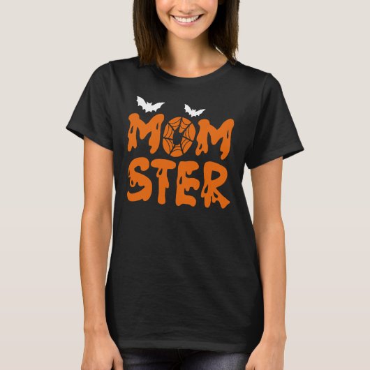 Mamster Halloween-Mama T-Shirt (Vorderseite)