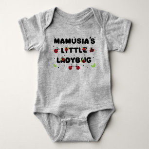 Mamusia-Kleine Ladybug - Niedlich Baby Strampler