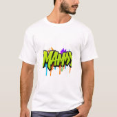 "MAMY text design for t-shirt, bold bubble letters T-Shirt (Vorderseite)