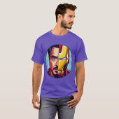 Man and Machineony Stark and Iron Man Fusion in Co T-Shirt (Vorne ganz)