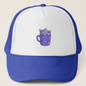 Man Baseball & Trucker with Spooky Drink Graphic Truckerkappe (Vorderseite)
