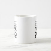 Man baut kein Unternehmen Kaffeetasse (Mittel)