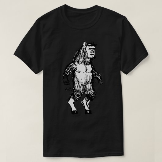 MAN-BEAR-PIG-Aufkleber T-Shirt (Design vorne)