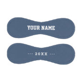 Man Birthday gift idea custom name text navy blue Baseball (Paneele)
