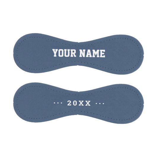 Man Birthday gift idea custom name text navy blue Baseball (Paneele)