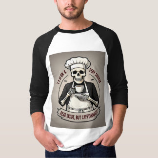 Man Blach and wight Tshart T-Shirt