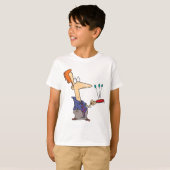 Man Bouncing Balls On A Bat T-Shirt (Vorne ganz)