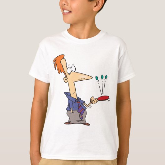 Man Bouncing Balls On A Bat T-Shirt (Vorderseite)