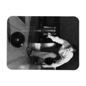 Man Bowling Magnet (Horizontal)