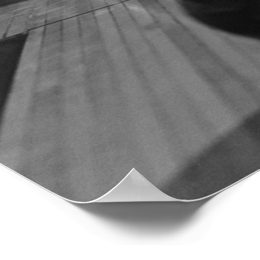 Man Bowling Poster (Ecke)