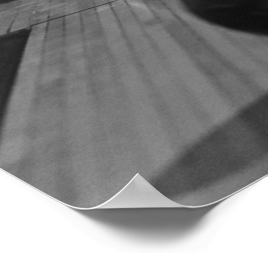 Man Bowling Poster (Ecke)