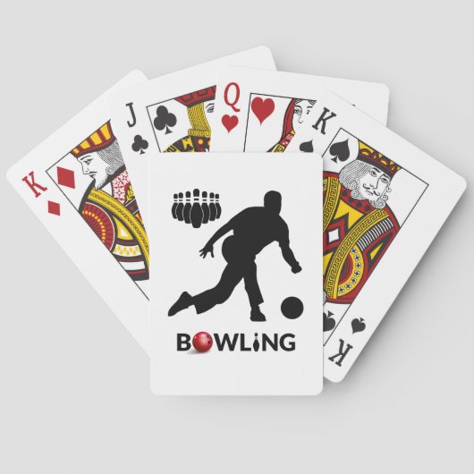 Man Bowling Spielkarten (Rückseite)