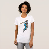 Man Bowling Womens T - Shirt (Vorne ganz)