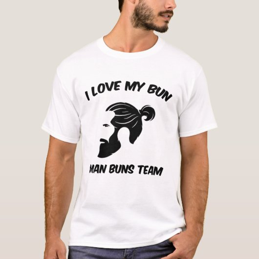 Man Buns Team T-Shirt (Vorderseite)