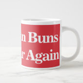 Man Buns wieder unbeliebt machen Jumbo-Tasse (Rechts)