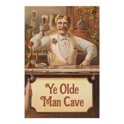 Man Cave - Anpassen Poster (Vorderseite)