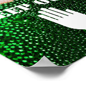 Man Cave Beer Drink Den Behalt Out Sign Poster (Ecke)