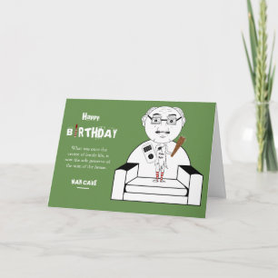 Man Cave Birthday Card Karte