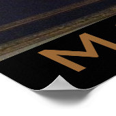 Man Cave Black Bar Poster (Ecke)