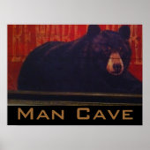 Man Cave Black Bar Poster (Vorne)