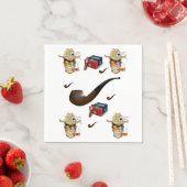 Man Cave Cigar Lighter Napkin Serviette (Beispiel)