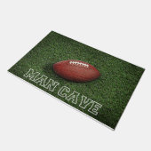 Man Cave Design, American Football Fußmatte (Schrägansicht)