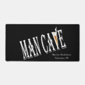 Man Cave Desk Mats Pads Schreibtischunterlage (Vorderseite)