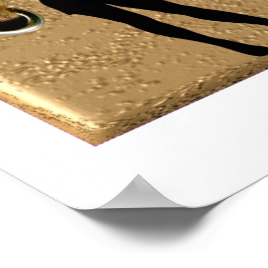 MAN CAVE DRINT POSTER (Ecke)