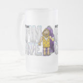 Man Cave Frosty Tasse (benutzerdefinierbar) (Vorderseite Links)