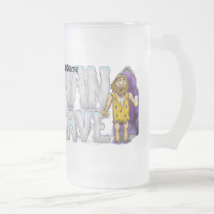 Man Cave Frosty Tasse (benutzerdefinierbar)